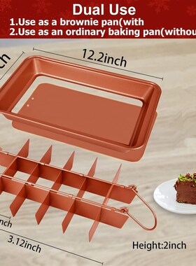 Brownie Pan Baking Tray Bakeware Rectangular Cake Pans Bread