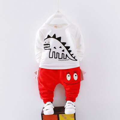 Autumn Winter Baby Boys  Clothes Sets Toddler Boys Cartoon C