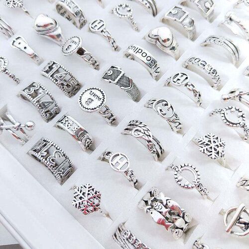 30pcs/Lot Factory Wholesale Alloy Finger Rings For Women HOT