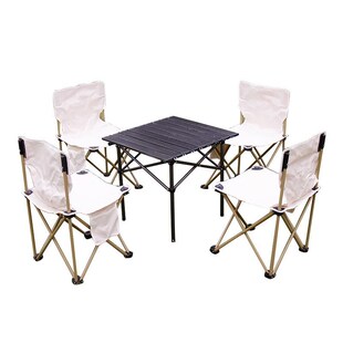 露营桌椅板凳户外折叠桌椅套装 备摆摊蛋卷桌野餐烧烤折叠椅 露营装