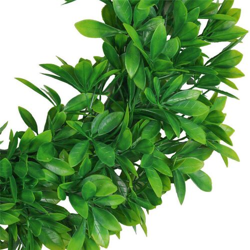 42CM Christmas Wreath Front Door Plastic Grass Hang Garland