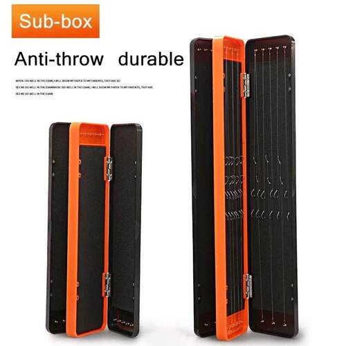 1PCS Fishing Rig Tackle Hook Box Case Large Capacity Durable