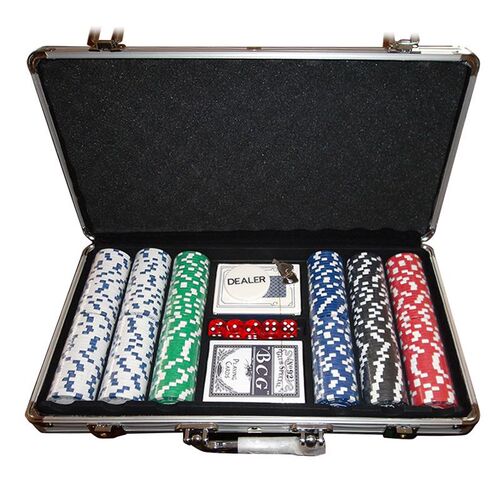 Texas Hold'em Poker Aluminum Case Set  Chips Set Chips