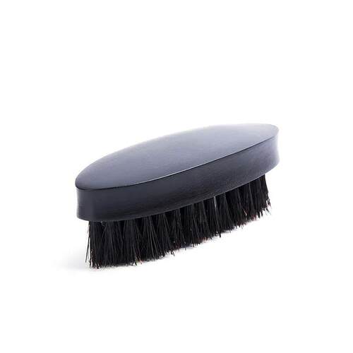 Professional Vintage Wooden Beard Brush - Mini Natural Musta