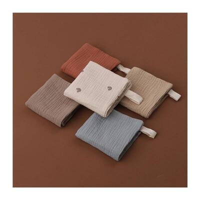 5pcs/Set Square Cotton Baby Face Towel Handkerchief Soft Abs