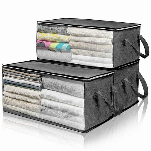 Large Capacity Clothes Storage Bag Non-Woven Foldable Quilt