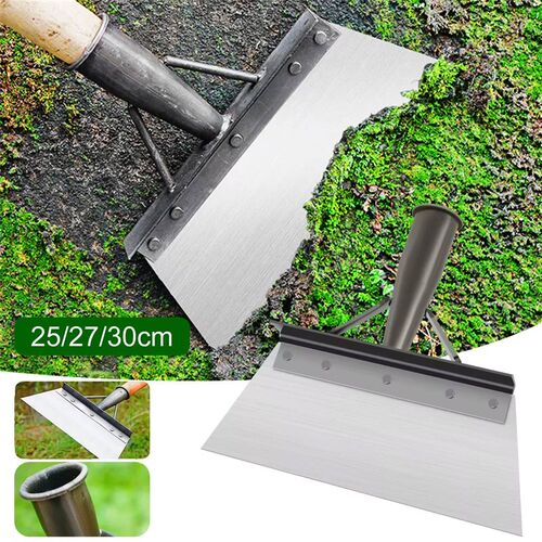 30cm Metal Weed Cleaning Shovel Stainless Steel Deicing Shov
