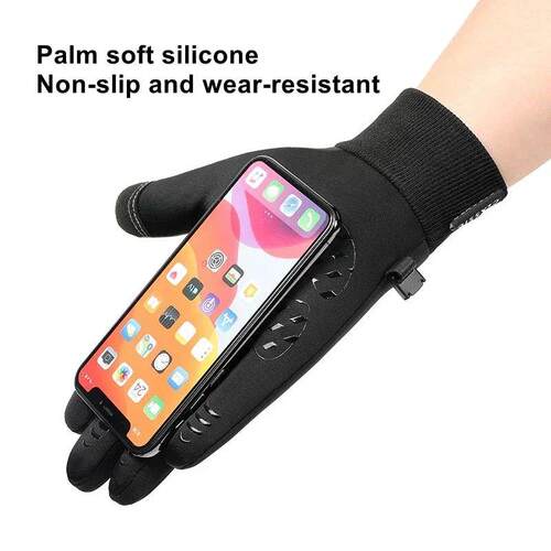 Waterproof Cycling Gloves Winter Touch Screen Bicycle Gloves
