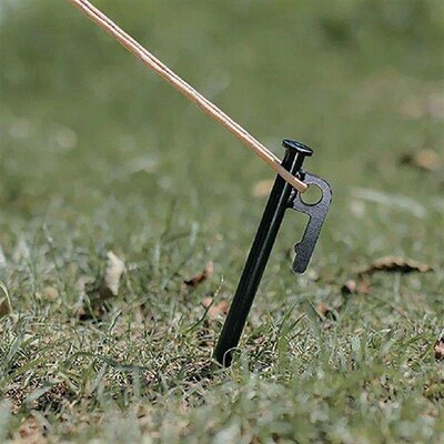 Pack of 5 Tent Pegs Ground Nails Portable Camping Picnic