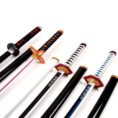 41in/104cm Demon Slayer Katana Anime Ninja Sword Demon Slaye