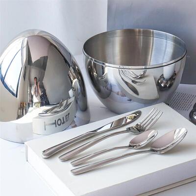 Elegant 24-Piece Stainless Steel Cutlery Set