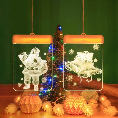 Christmas Decoration Lights Holiday Modeling Lights Window A