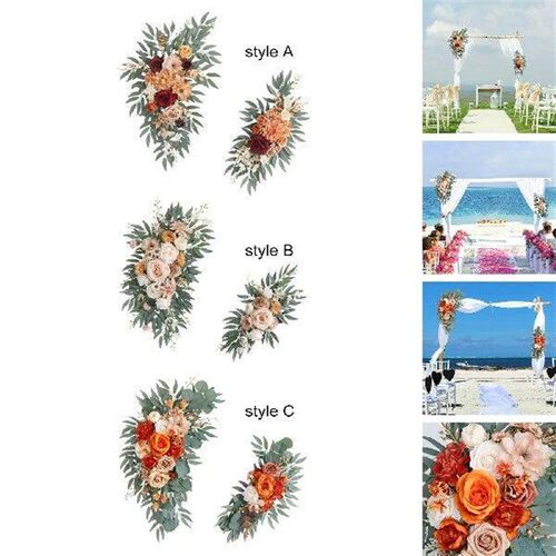 2x Artificial Floral Swag Wedding Arch Flower Handmade
