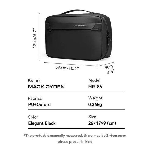 Travel Toiletry Bag Men's Business Trip Gods Dry Wet Se