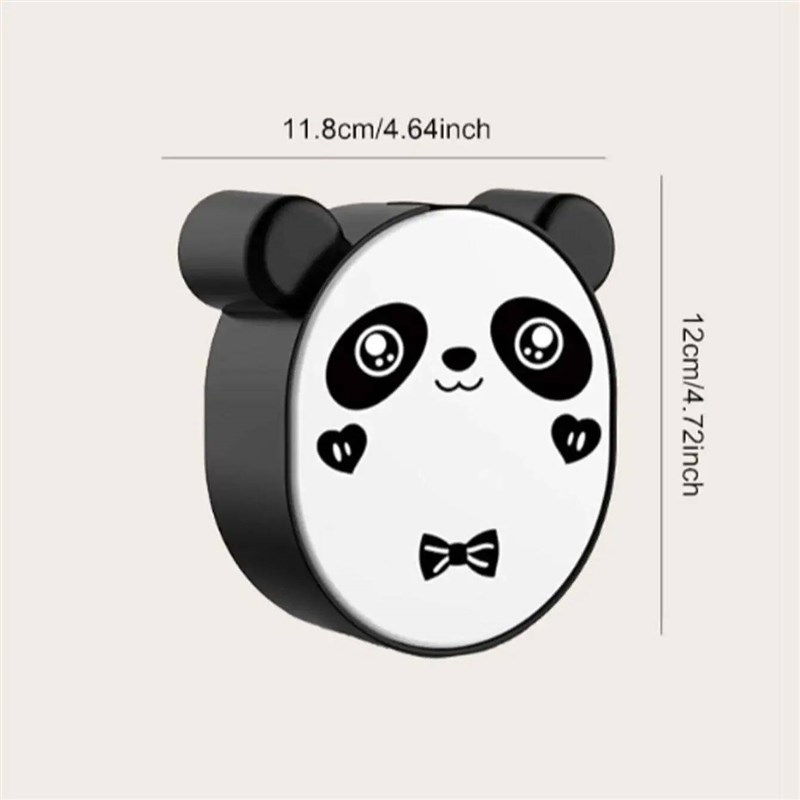 1PC Cute Panda Soap Holder Flip Lid Drain Soap Box Wall-moun图片