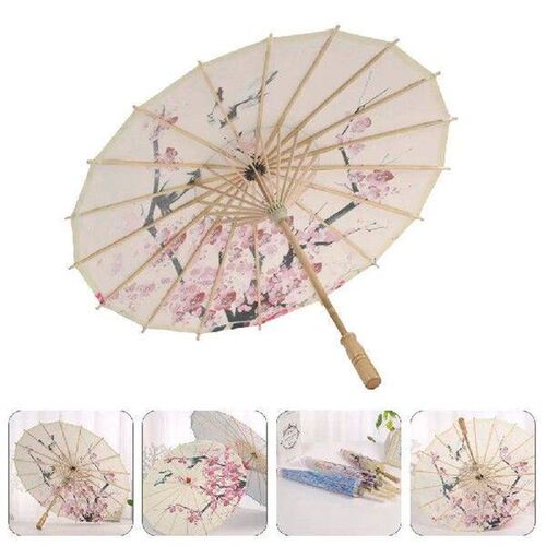 Bamboo Oil Paper Umbrella Decorative Ancient Style Craft