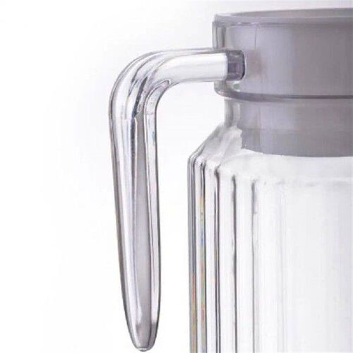Fridge Water Jug Set of 2 Glass Water Jugs with Spill-free