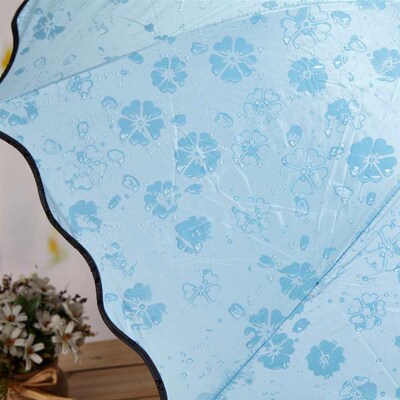 Water Flowering Sunny Umbrella Folding Sunscreen Umbrella UV
