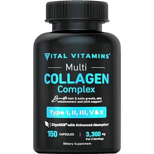 Collagen Supplement for Men and Women, Collagen Complex -