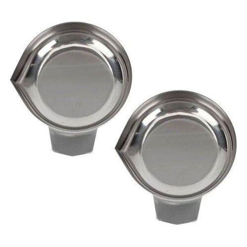 Weigh Boats Scale 2pcs Weighing Boats Stainless Steel Scale