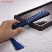Fan Retro Chinese Vintage Bamboo Folding Japanese Hand Silk