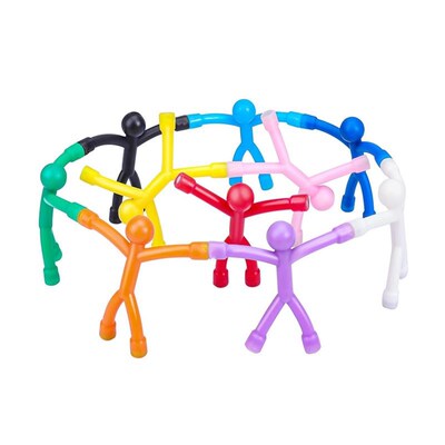 10Pcs Mini Man Magnetic travel toys for kids Rubber Magnet