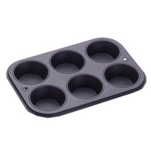 6 Cups Muffin Pan non-stick Cupcake Baking Bakeware Mould 新
