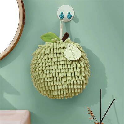 Cartoon Fruit Hand Towel Kitchen Quick Drying Cloth Hanging