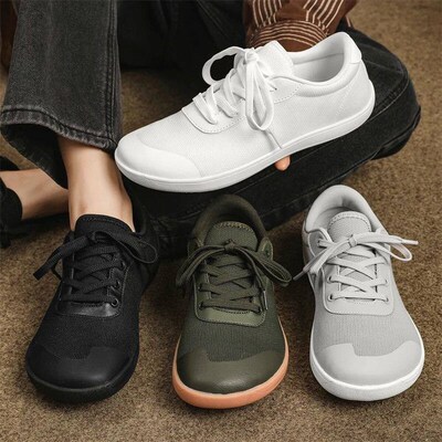 Wide-Toe-Box Barefoot Shoes for Men Minimalist Breathable Co