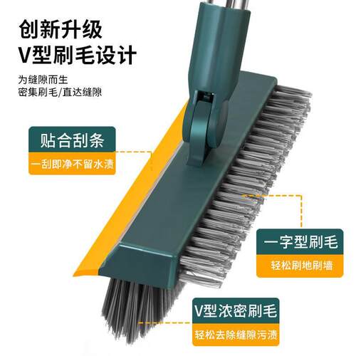 Upgraded Double-Sided 3-in-1 Scrubbing Brush for Cleaning Ba