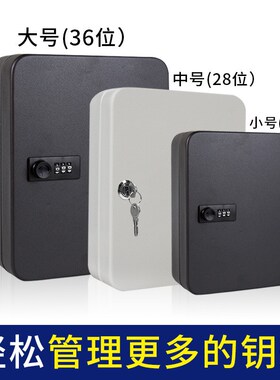 Key box, wall hanging password key cabinet, car key box, sto