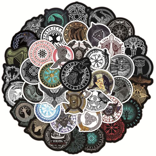 10/20/50pcs Mysterious Viking Pirates Style ers Frost Nordic