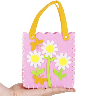 4Pcs Children Cartoon Non-woven Handicraft Toys Kids Handmad