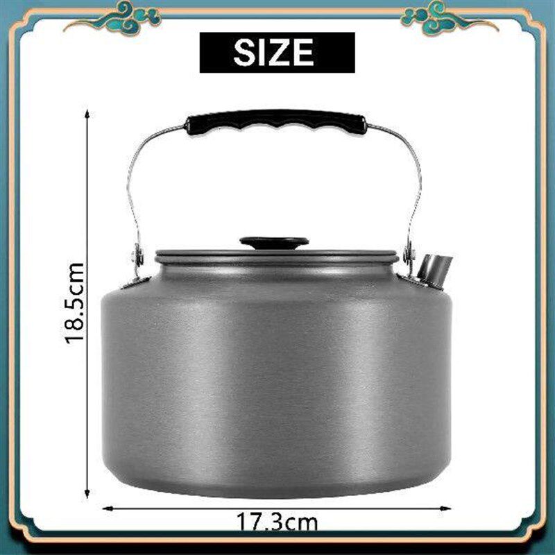 Latest Camping Kettle 2.0L Open Campfire Coffee Tea Pot - 实物图