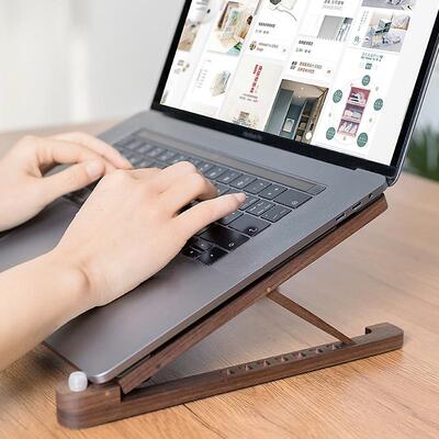 Spot Wooden nvenient mputer Stand mputer Elevated Laptop Lif