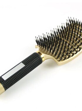 Hair Scalp Massage Comb Bristle Nylon Hairbrush Wet Curly De