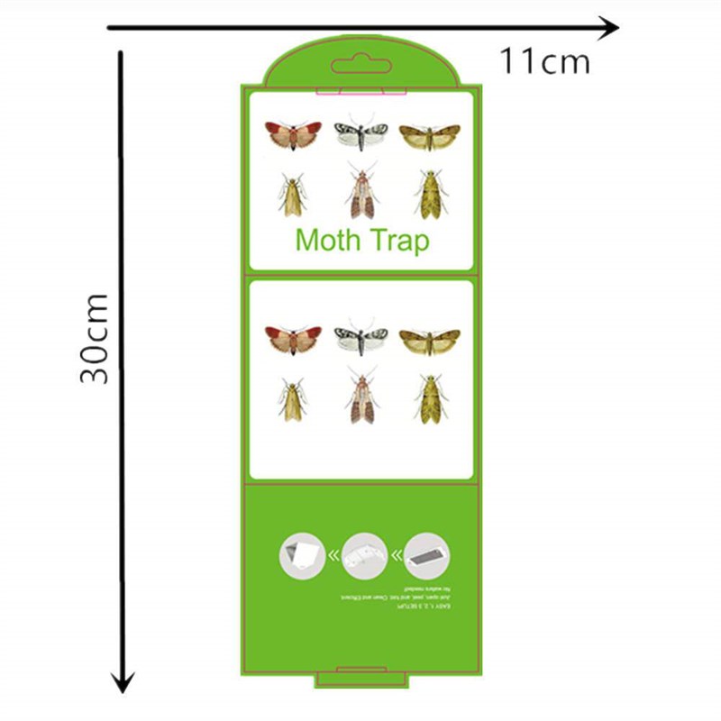 2 pcs Fly Insects Sticky Glue Trap Moth Pheromone Trap