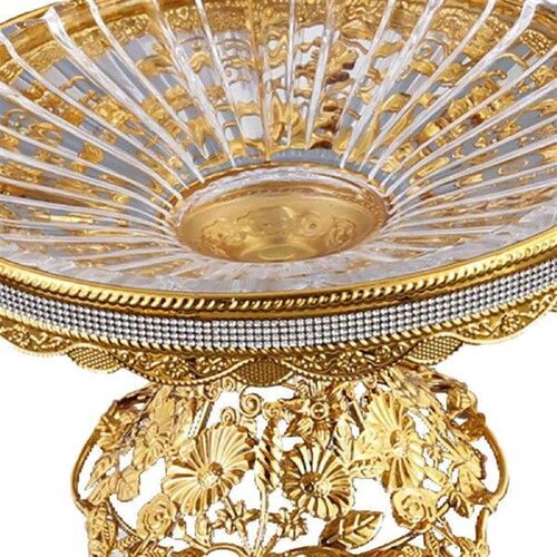 Fruit Plate Serving Bowl Pedestal Tray Multipurpose Cake
