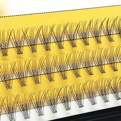 10p Hot Melt Hair False Eyelash Chemical Fiber Self-grafting