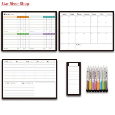 A3 Fridge Magnet Sticker Clear Acrylic Calendar Weekly Plann