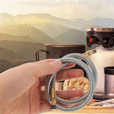 Propane Adapter Gas Line Flexible Camping Stove Connector