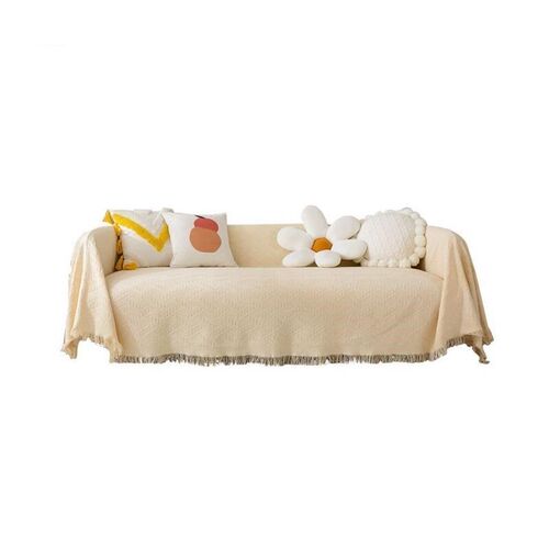Inya Throw Blanket Textured Solid Soft Sofa Couch Cover Deco