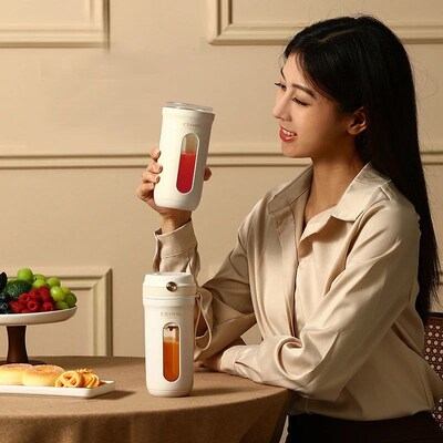 10 Blades Electric Portable Blender 350ML Juicer Fruit Mixer