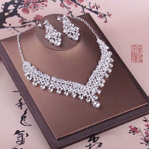 Fashion Silver Color Tiaras And Crowns Crystal Rhinestone Ne