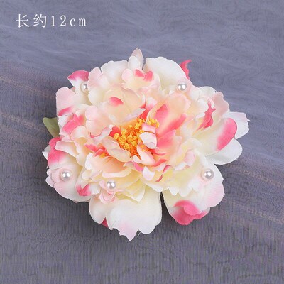 Flower Hairpin Hanfu Accessory Tang Style Silk Flower Headdr