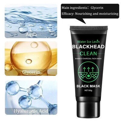 Vral Charcoal Black Mask: Deep Purfyng + Pore Mnmzng Effect