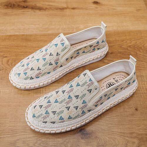 Mens Summer New Shoes, Shallow Mouth Shoes, Mens Flat  Sho