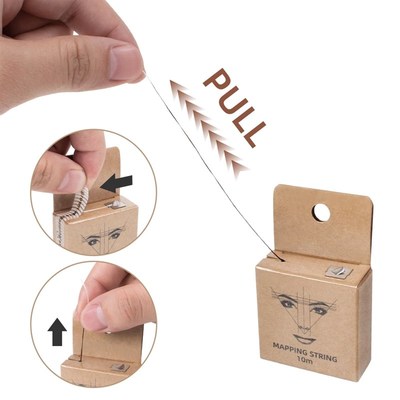 10Meter Brown Microblading Mapping Pre-Ink String for Makeup