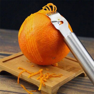 1pc Lemon Peeler Grater Stainless Steel Sharp Shavings Citru