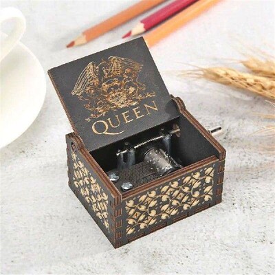 Hand Cranked Music Box with Melody Antique Cwork Music